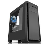 OCHW Dark Star Ultra Fast School Home Office Gaming PC Desktop Computer AMD Athlon 3000G Dual Core ATI Radeon HD Vega 3 Graphics USB 3.0 120GB SSD 16GB DDR4 Wifi Windows 11