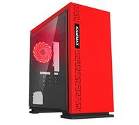 OCHW Expedition Red Ultra Fast Home Office Gaming PC Desktop Computer AMD Ryzen 5 5600G 4.4Ghz 12 Threads ATI Radeon HD Graphics USB 3.0 120GB SSD 8GB DDR4 Wifi Windows 11 Pro