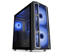 OCHW F15 RGB Ultra Fast Family Home Office PC Desktop Gaming Computer AMD A8 9600 Quad Core Cpu ATI Radeon HD R7 Graphics USB 3.0 600W PSU 120GB SSD 8GB DDR4 Ram 300Mbps WIFI Windows 10 Pro