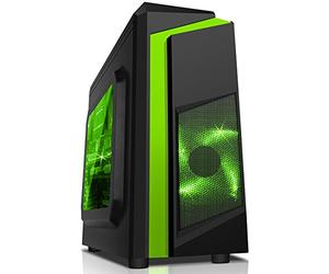 OCHW F3 Green Home Office PC Desktop Computer Intel Celeron G5905 Dual Core Intel UHD Graphics 610 16GB DDR4 120GB SSD WiFi Windows 11 PRO