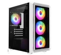OCHW Icon White Ultra Fast Gaming PC Desktop Computer AMD Ryzen 3 3200G 4.0Ghz Quad Core ATI Radeon HD Vega 8 Graphics USB 3.0 1000GB SSD 16GB DDR4 Wifi Windows 11 Pro
