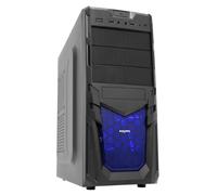 OCHW Illusion Blue Ultra Fast Gaming PC AMD A8 9600 Quad Core 4.20GHz ATI Radeon HD R7 Graphics 8GB DDR4 2400MHz 1TB HDD WiFi Windows 10 PRO (8GB RAM, 1TB HDD)