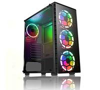 OCHW Metis RGB Ultra Fast Gaming PC Desktop Computer AMD A8 9600 Quad Core ATI Radeon HD R7 Graphics USB 3.0 1TB, 480GB SSD 8GB DDR4 Wifi Windows 10 Pro