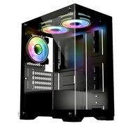 OCHW Range Black Ultra Fast Gaming PC Desktop Computer AMD Ryzen 3 3200G 4.0Ghz Quad Core ATI Radeon HD Vega 8 Graphics USB 3.0 120GB SSD 16GB DDR4 Wifi Windows 11 Pro