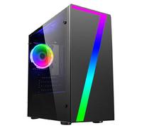 OCHW Seven RGB Ultra Fast Family Home Office Gaming PC: Desktop Computer, AMD Athlon 3000G Dual Core Processor ATI Radeon HD Vega 3 Graphics 2TB HDD 240GB SSD, 16GB RAM Wifi, Windows 11 PRO