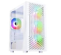 OCHW Terra White RGB Ultra Fast Gaming PC Desktop Computer AMD Ryzen 3 3200G 4.0Ghz 8 Threads ATI Radeon HD Graphics USB 3.0 120GB SSD 8GB DDR4 Wifi Windows 11 Pro