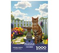 Ocicat 1000 Pieces Jigsaw Puzzles Pet Cat for Kids Creative Wall Decoration Puzzle Gifts for Women Age 14+ ForAdults 38x26cm/1000pcs