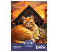 Ocicat 1000 Pieces Jigsaw Puzzles Pet Cat Puzzle for Adults Creative Wall Decoration Educational Toy Age 14+ ForAdults 38x26cm/1000pcs