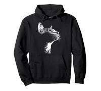 Ocicat Cat Lover Nature Drawing Motif Illustration Pullover Hoodie