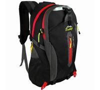 OcioDual Hiking Backpack 30 Litres, Backpack Trekking, Mountain and Camino de Santiago, Multifunctional, Lightweight, Men's Backpacks for Camping, Camping, Nordic Walking, Survival, Black/White, 30