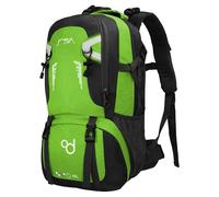 OcioDual Hiking Backpack 40 Liters, Trekking Backpack, Mountain and Camino de Santiago, Multifunctional, Lightweight, Men's Backpacks for Camping, Nordic Walking, Survival, Blue