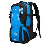 OcioDual Hiking Backpack 40 Liters, Trekking Backpack, Mountain and Camino de Santiago, Multifunctional, Lightweight, Men's Backpacks for Camping, Nordic Walking, Survival, Blue