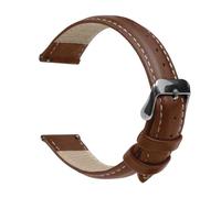 OcioDual Leather Watch Straps Quick Release Compatible with 18mm 20mm 22mm Universal Models Smart and Traditional Watch Replacement Unisex, 20mm, Leather