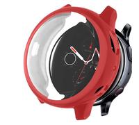 OcioDual Red TPU Protective Case Compatible with Samsung Galaxy Watch Active 2 (44 mm), Anti-drop, Anti-scratch Protective Case