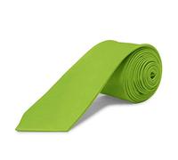 OcioDual Ties For Men, Olive Green Tie for Men, Unisex Narrow Ties without Satin Print for Wedding, Communion, Baptism and Parties