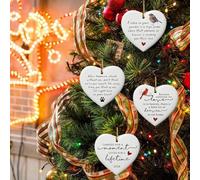 OCKULT Robin In The Garden Ceramic Heart Ornament, Porcelain Heart Keepsake, Memorial Gift, Sympathy Gift, Bereavement Ornament