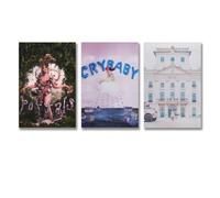 Ockxin A Set Of 3 Melanie Poster Martinez Album Minimalist Music Cover Poster Wall Art Canvas Posters Room Decorative Aesthetic Poster Print Decor Posters 08x12inch(20x30cm)-3pcs Style