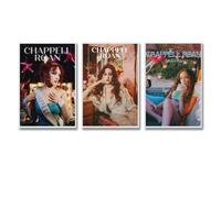 Ockxin Chappell Roan 3pcs Vintage Music Poster Set - 08x12inch (20x30cm) Canvas Wall Art Decor