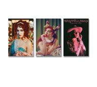 Ockxin Chappell Roan Vintage Music Cover Canvas Wall Art - 3pcs Set, 08x12inch (20x30cm), Aesthetic Poster Print Decor