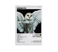 Ockxin Deftones Poster Diamond Eyes Music Album Cover Music Posters for Room Aesthetic Canvas Wall Art Bedroom Decor16x24inch(40x60cm)