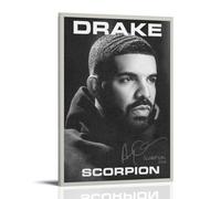 Ockxin Drake Poster Scorpion Minimalist Album Cover Music Posters for Room Aesthetic Canvas Wall Art Bedroom Decor12x18inch(30x45cm)