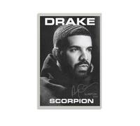 Ockxin Drake Poster Scorpion Minimalist Album Cover Music Posters for Room Aesthetic Canvas Wall Art Bedroom Decor12x18inch(30x45cm)