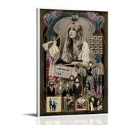 Ockxin Fleetwood Mac Poster Singer Rock Band Stevie Nicks Music Posters for Room Aesthetic Canvas Wall Art Bedroom Decor08x12inch(20x30cm)