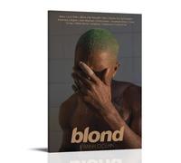 Ockxin Frank Ocean Poster Blond Album Cover Minimalist Music Posters for Room Aesthetic Canvas Wall Art Bedroom Decor08x12inch(20x30cm)