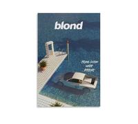 Ockxin Frank Ocean Poster Blond Album Vintage Cover Music Posters for Room Aesthetic Canvas Wall Art Bedroom Decor12x18inch(30x45cm)