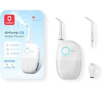 Oclean AirPump 10 Cordless Dental Flosser, Portable Dental Jet with 3 Modes, Ideal for Orthodontic Appliances and Aligners, Up to 40 Days of Battery Life, Grey