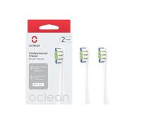 Oclean Toothbrush Professional Clean Brush Head Replacements, Compatible with All Oclean Electric Handles, FDA Approved (2 Pack) - White
