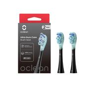 Oclean Ultra Gum Care Brush Head 2 Pack Black pack