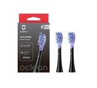 Oclean Ultra White Brush Head 2 Pack Black pack