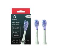 Oclean Ultra White Brush Head 2 Pack Green pack