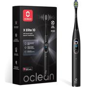 Oclean X Elite 10 Electric Toothbrush, Touchscreen, 12 Tracking Zones, 5 Brushing Modes with Gum Care, Sonic Toothbrush, 40 Days of Battery Life, Quiet 45 dB, Timer, Black