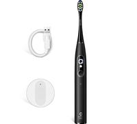 Oclean X Elite 10 Electric Toothbrush, Touchscreen, 12 Tracking Zones, 5 Brushing Modes with Gum Care, Sonic Toothbrush, 40 Days of Battery Life, Quiet 45 dB, Timer, Black