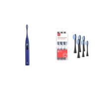 Oclean X Pro Blue + 6 Brush Heads Black