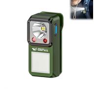 Oclip Pro EDC Flashlight Clip-on Light, 500 Lumens Rechargeable Mini Torch with 3 Lights Modes, Type-C Charging Magnetic Work Light for Cycling, Hiking, Signaling, Outdoor & Indoor Use