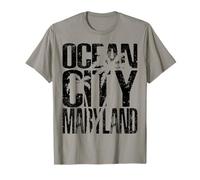 OCMD Ocean City Maryland Retro Vintage Palm Tree T-Shirt