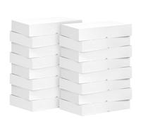 Ocmoiy 16 Pack Large Gift Boxes with Lids, 17 x 11 x 4 Inches Extra Deep White Gift Boxes for Presents, Auto Pop-up Clothes Box for Robes Shirts Blankets and Bulky Presents