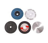 Ocnvlia 5Pcs 75mm Cutting Disc for 10mm Bore Angle Grinder Flat Flap Grinding Wheel Sanding Pads Milling Tool