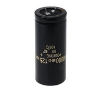 Ocobudbxw 125V 10000uF Aluminum Electrolytic Capacitor Can Replace 120V 100V Audio 35x80mm