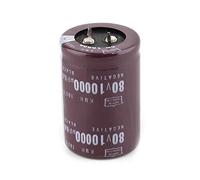 Ocobudbxw 35x50mm 80V 10000uF Electrolytic Capacitor Filter Current Condenser For Audio Amplifier