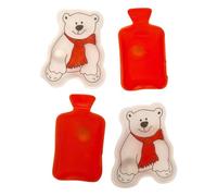 ocona Hand Warmer Pocket Warmer Handbag Warmer Heat Bending Pad Heating Pad Reusable Set of 4 (Polar Bear)
