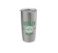 O'Connell Bridge in Dublin Ireland Irish Pride Vintage Stainless Steel Insulated Tumbler