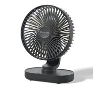 OCOOPA RotateAir Large 6.5'' Auto Oscillating Rechargeable Fan 4000mAh, 4 Speeds Wind, Quiet Tech, USB Desk Table Fan for Home,Bed, Office,Travel,Camping