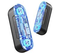 OCOOPA UT2S GamerPro Rechargeable Hand Warmers 2-Pack, 18W Fast Charge, Transparent Panel & 7-Color RGB Lights, 4 Heat Levels (100-137°F), Power Bank Function, Gaming & Outdoor Warmers
