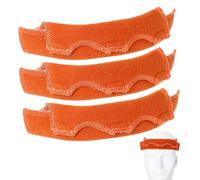 OCQOTAT 3PCS Hard hat Liner- Hard hat Sweatband Replacement,Hardhat Sweatband Washable, Flame Retardant Cotton Hard Hat Accessories Sweat for Welding Helmet, Construction Hats, Chainsaw Helmet Men