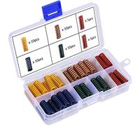 OCR 50Pcs 8mm OD 20mm Length Light Load Ender 3 Compression Springs Heated Bed Springs Mould Die Spring 3D Printer Spring Heatbed Springs Bottom Connect Leveling