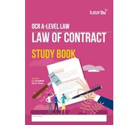OCR A-Level Law Contract Study Book